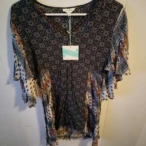 Umgee Women's Multicolor Bohemian Dress